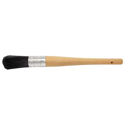 AES Industries 542 Part Cleaning Brush, 10-1/2 in L, Nylon Bristles, Wood Handle
