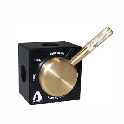 Alemite 4 Way Evacuation Valve with 1" NPT