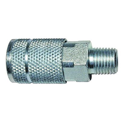 Amflo 1/4 " Coupler 1/4" Male Threads Automotive T Style- Pack of 10