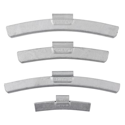COATS Company BTSFE Coated Steel  1.5Oz. Clip-On Wheel Weight