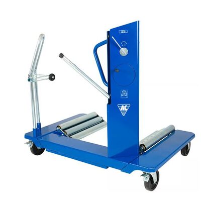 AME Low Profile Mega Tire Wheel Dolly With Caster Wheels and Brake