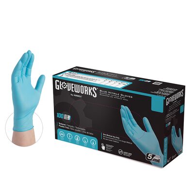 Gloveworks Nitrile Powder Free Gloves L