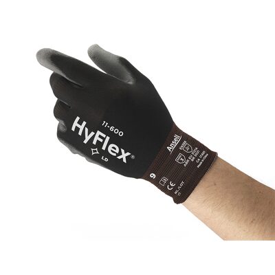 Ansell GLOVE HYFLEX 11-600 LIGHT DUTY CUT RESISTANT SZ 11