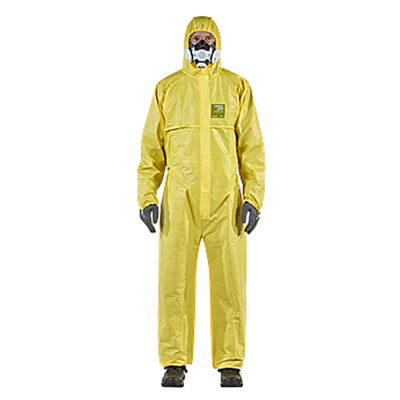 Ansell ALPHATEC 682300 BOUND HOODED COVERALL SIZE M