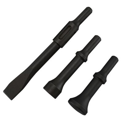 Astro Pneumatic Chisel and Hammer Bit 3-Piece Set with .498 Shank