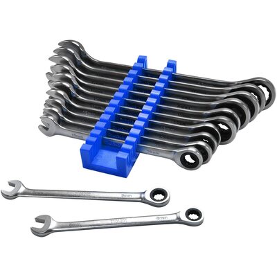 Astro Pneumatic Razor Wrenches 12pc Super-Thin Ratcheting Wrench Set 8-19mm