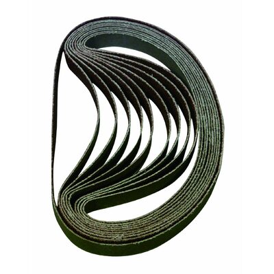 Astro Pneumatic 10PC. SANDING BELT 100 GRIT - 3/8" X 13"