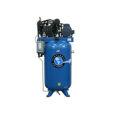 Atlas Automotive Equipment Air Force AF8P 5HP 80 Gallon Air Compressor with Plus Package (Will Call)