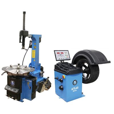 Atlas Equipment TC755 Rim Clamp Tire Changer + WB49-2 Wheel Balancer Combo Package