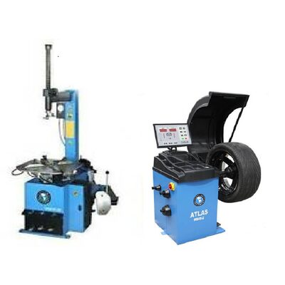 Atlas Equipment TC229 Rim Clamp Tire Changer + WB49-2 Wheel Balancer Combo Package