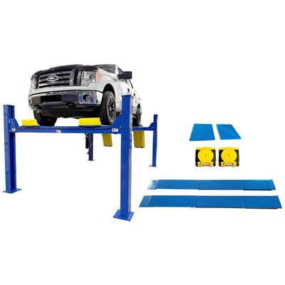 Atlas Automotive Equipment 14,000 lb Extended 4-Post Lift w/ Alignment Kit Combo