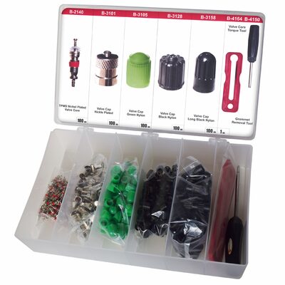 Bartec USA Valve Caps & Cores Assortment Kit