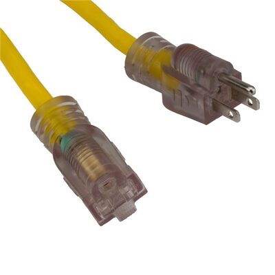 Bayco 25' Single-Tap 14/3 Ext Cord with Lighted End