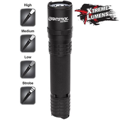 Bayco 900 Lumen Recharge USB Tact Flashlight