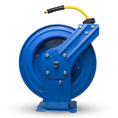 BluBird OilShield Rubber Air Hose Reel Dual Arm Assembly 3/8" x 100'