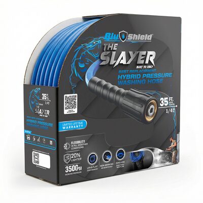 BluBird Blu Shield The Slayer Hybrid Pressure Washing Hose 1/4" X 35'