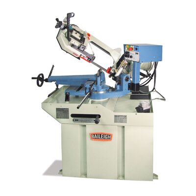 Baileigh BS-260M - 8.66" Geared Head Dual Mitering Band Saw 1-1/2HP, 220V 1 Phase