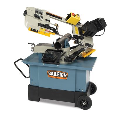 Baileigh BS-712MS - 7" x 10 Geared Head Mitering Horizontal/Vertical Band Saw 1HP, 120V, 1 Phase