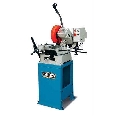 Baileigh CS-250EU - 10" 250mm Cold Saw with Cam-Lock Vise 1HP, 110 Volt. 1 Phase