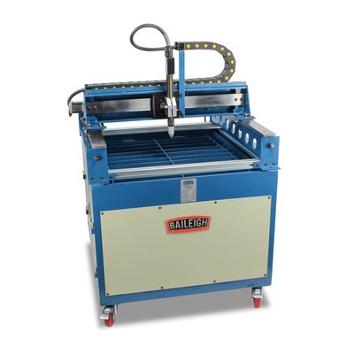 Baileigh PT-22 - 110V, CNC Plasma Cutting Table. Includes, Software Package Two Torch Holders, and Waterbath