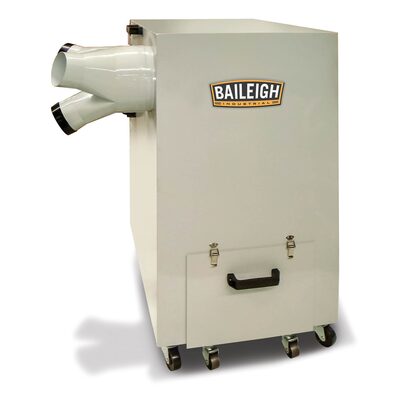 Baileigh MDC-1800-1.0 - 1450 CFM Metal Working Dust Collector 3HP, 220V 1 Phase