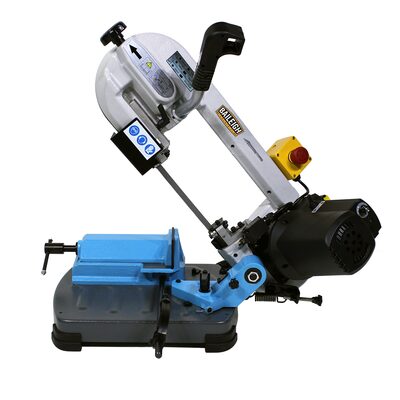 Baileigh BS-127P-1.0 - 110V Portable Metal Cutting Bandsaw, 5" Round Capacity, 90 Degree
