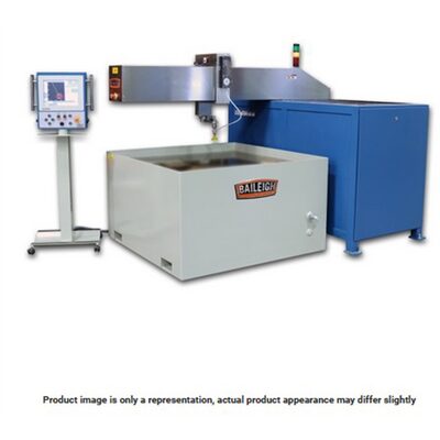Baileigh WJ-4X4CNC - 480V 3 Phase 60 Htz 47 x 47" 3 axis CNC Flying Arm Water Jet, With Direct Drive Pump