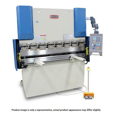 Baileigh BP-3305CNC - 220V 3 Phase 33 Ton, 63" 2 Axis Programmable Hydraulic Press Brake w/ Light Curtains