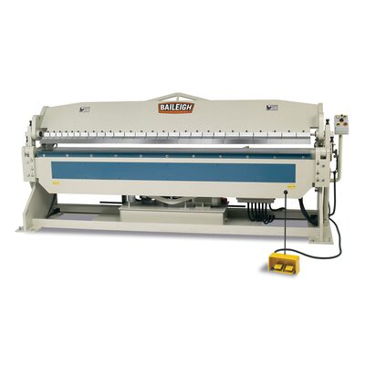 Baileigh BB-12010H - 220 Volt 3 Phase Heavy Duty Hydraulic Box and Pan Brake, 10' Length, 10 Gauge Mild Steel Capacity