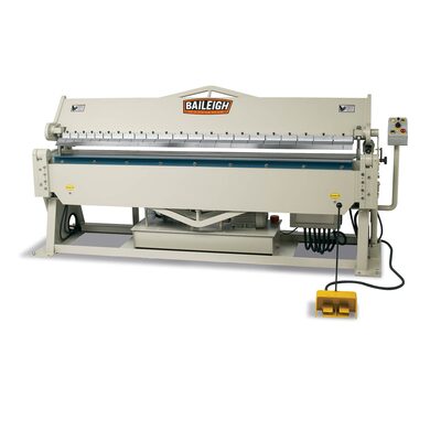 Baileigh BB-9612H - 220 Volt 3 Phase Heavy Duty Hydraulic Box and Pan Brake, 8' Length, 12 Gauge Mild Steel Capacity