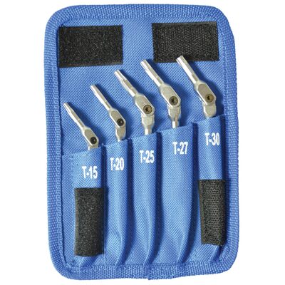 Bondhus Corp. 5PC HEX PRO PIVOT HEAD TORX WRENCH SET