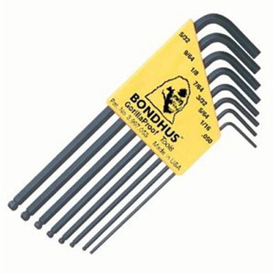 Bondhus Corp. 8PC BALL HEX L-WR SET