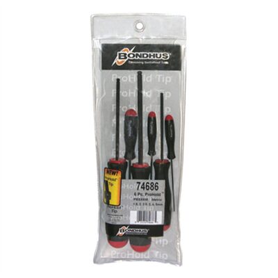 Bondhus Corp. PROHOLD BALLEND SCREWDRIVER METRIC SIZES 1.5-5mm
