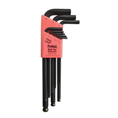 Bondhus Corp. PROHOLD BALLEND L-WRENCH METRIC SET 1.5 THRU 10mm