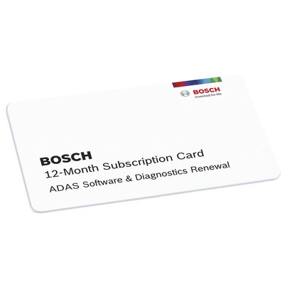 Bosch ADS 625/625X ADAS Diagnostic Scan 12-Month Diagnostics + Static ADAS Subscription
