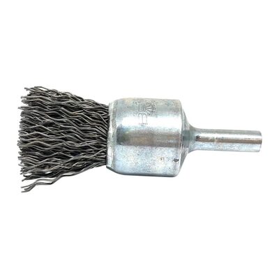Brush Research BRMBNS610 Solid End Brush, .750" Dia., .010CS, .875" Trim Length, .250" Shank Diameter