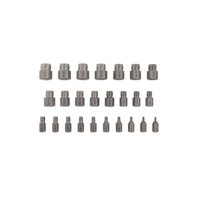 Horizon Tool 25 Piece Multi-Spline Screw Extractor Set