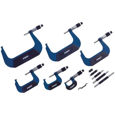 Central Tools IMPORT OUTSIDE MICROMETER 6PC SET
