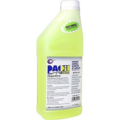 Clip Light Manufacturing UNVERSAL PAO [ROC OIL] COMPRESSOR LUBE W/ UVDYE