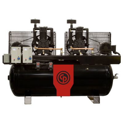 Chicago Pneumatic 120H 2 X 5 Hp 460/3 44.9Cfm