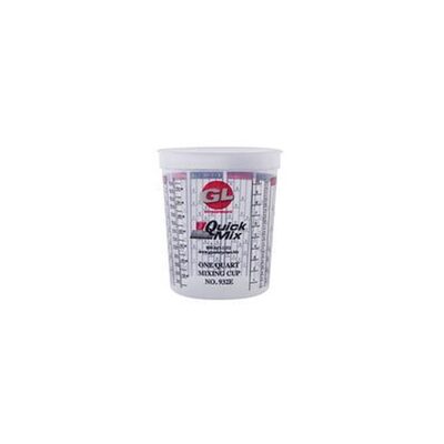 Coster G.L. Ent. Quick Mix 932 Measuring and Mixing Cup with Lid, 32 oz