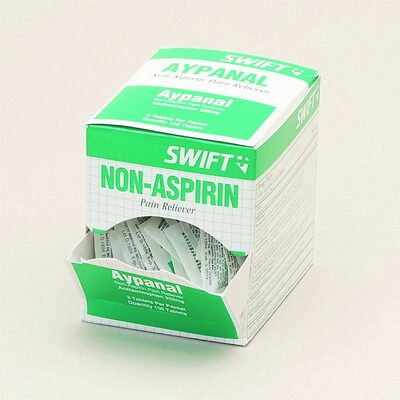 Chaos Safety Supplies First Aid Non-Aspirin Pain Relief Tablets (2 Per P