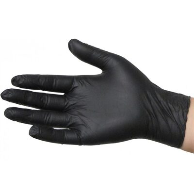 Chaos Safety Supplies SkinTX Medical 5mil Nitrile Gloves Blk PF XL