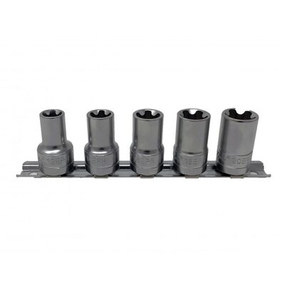 CTA Manufacturing 5 Piece 5 Pt Torx Plus Socket Set - 3/8 Inch Drive