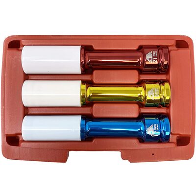 CTA Manufacturing 3 Piece Extended Lug Nut Socket Set