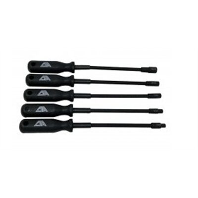 CTA Manufacturing 5-Piece Metric Flex Shaft Nut Driver Set