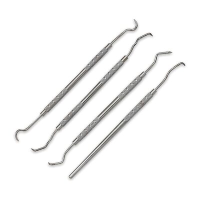 CTA Manufacturing 4 Piece Dental Pick Set