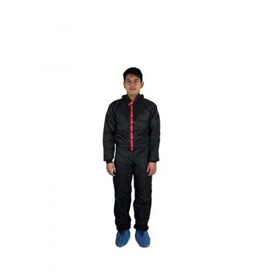 CTW International Black Nylon & Carbon Fiber Paint Suit - XXL