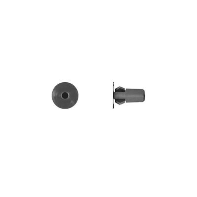 Disco Automotive Hardware 9913PK Fender Liner Screw Grommet, #12 Screw x 20 mm Dia Head x 22 mm L Stem, Nylon, Black
