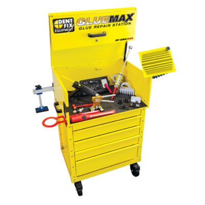 Dent Fix Multiple cold and hot glue pulling options to repair damage in automotive steel and aluminum panels while preserving OEM coatings and interior integrity.